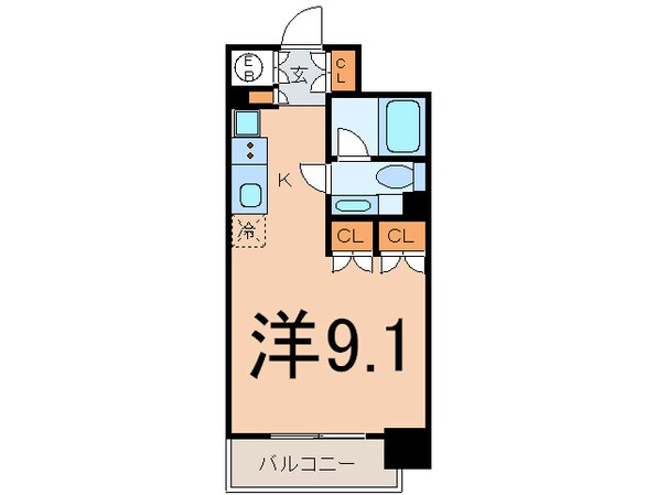 エクセレント麻布十番（３０２）の物件間取画像